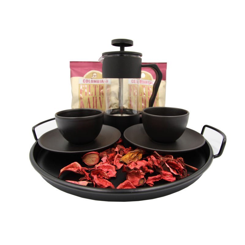 French Press Coffee Set Porselen Coffee Cups Turkish Made WakebOnline